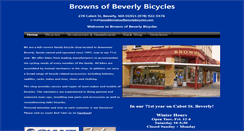 Desktop Screenshot of brownsofbeverlybicycles.com